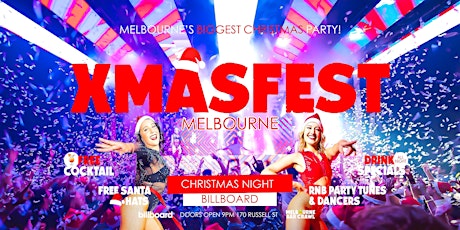 Xmasfest Melbourne @ Billboards | TONIGHT [25 December 2023] primary image