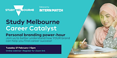 Personal branding power-hour | Study Melbourne Career Catalyst primary image