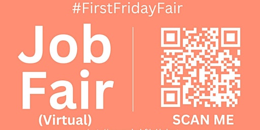 Primaire afbeelding van #FirstFridayFair Business & Technology Job Fair (Virtual) - Boulder