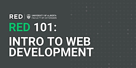 RED 101: Intro To Web Development (Webinar) primary image