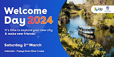 Adelaide Popeye Boat River Cruise – IDP Welcome Day 2024 primary image