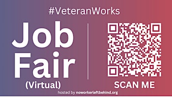 Imagem principal de #VeteranWorks Virtual Job Fair / Career Expo #Veterans Event #Austin