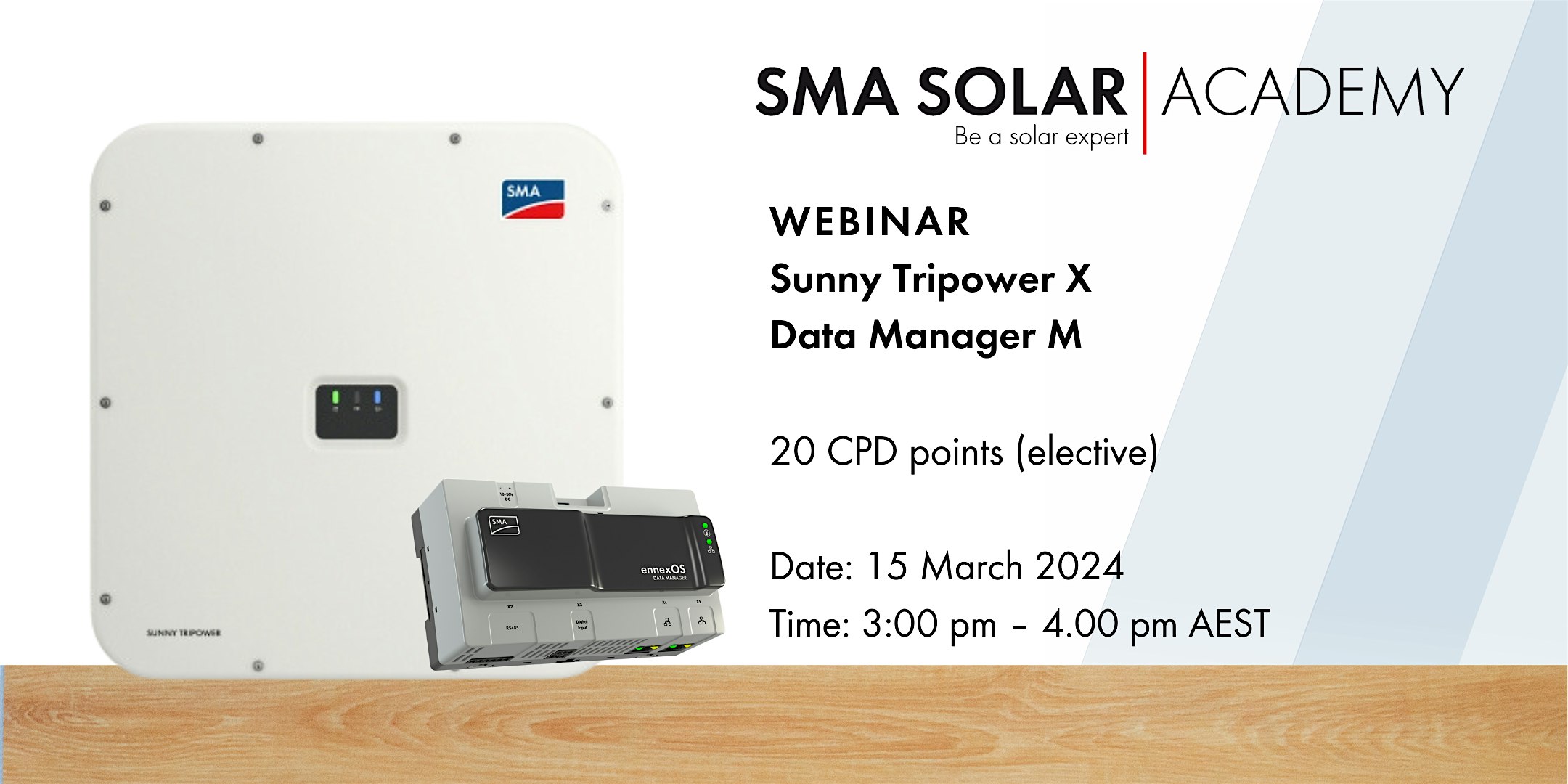 Webinar: Sunny Tripower X & Data Manager M