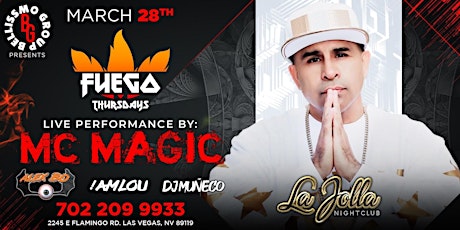 Bellissmo Group Presents MC MAGIC LIVE IN LAS VEGAS