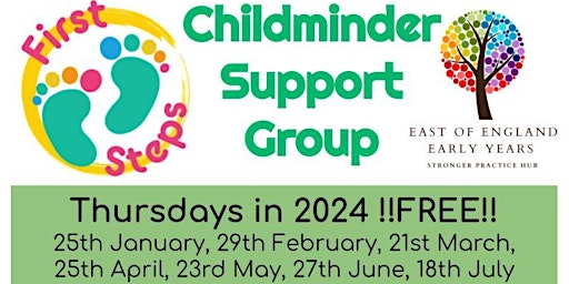Imagem principal do evento Childminder Support Group APRIL 2024