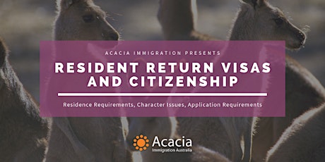 Resident Return Visa & Australian Citizenship Webinar primary image