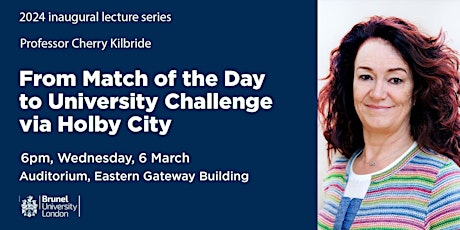 Cherry Kilbride: Match of the Day to University Challenge via Holby City primary image