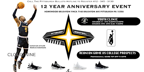 12 Anniversary Reunion Game and Clinic primary image