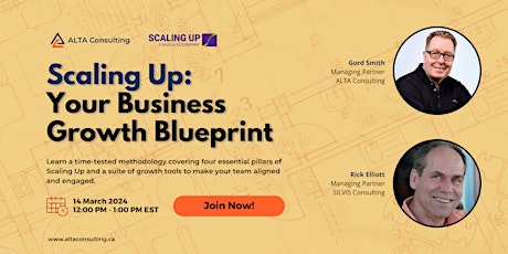 Immagine principale di Scaling Up: Your Business Growth Blueprint - March 