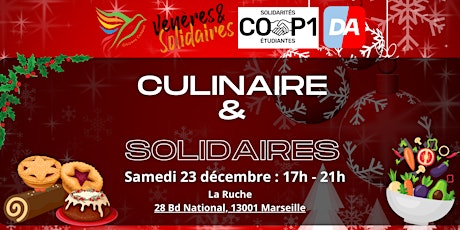 Immagine principale di Culinaire&Solidaire spécial Noël 