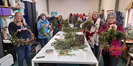 Christmas Wreath making workshop in the Heart of England Forest