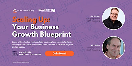 Immagine principale di Scaling Up: Your Business Growth Blueprint - April 