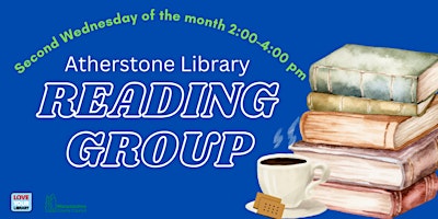Imagem principal do evento Atherstone Library Reading Group @ Atherstone Library
