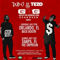 Dub O & Tezo #G4GTour (Tampa, FL) The Orpheum primary image