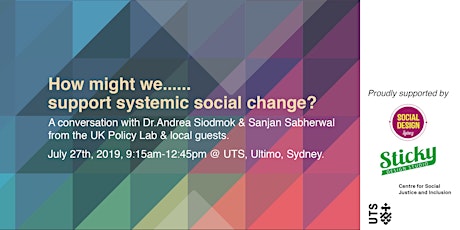 How might we support systemic social change? primary image