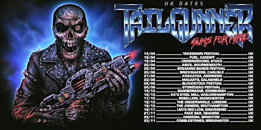 Imagen principal de TAILGUNNER + Battle Born & Special Guests Edinburgh Bannermans