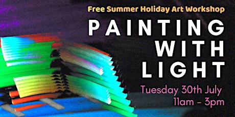 Free Summer Holiday Art Workshop: PAINTING WITH LIGHT  primary image