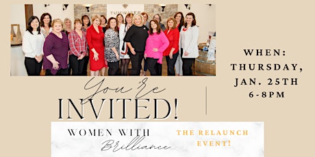 Women with Brilliance ~.                   Re-launch Event! primary image