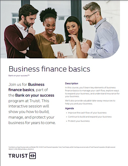 BUSINESS FINANCE BASICS WEBINAR
