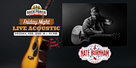 Friday Night LIVE Acoustic with Nate Burnham primary image