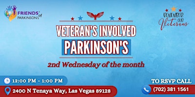 Imagem principal do evento Veteran's Involved Parkinson's