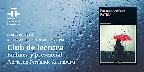 Image principale de Club lectura español: Patria, de Fernando Aramburu (29 feb)