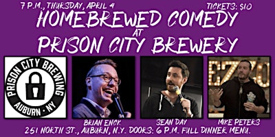 Homebrewed Comedy at Prison City Brewery primary image