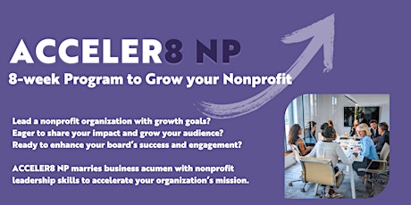 ACCELER8 NP for Non-Profit Organizations