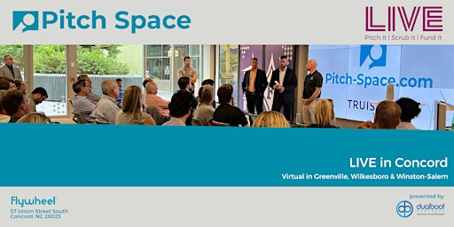 Imagem principal do evento Pitch-Space LIVE at the Cabarrus Center