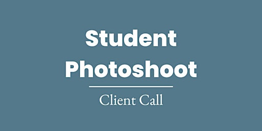 Student Photoshoot Client Call! (Wrightsville, PA) primary image