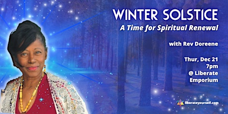 Winter Solstice ~ A Time For Spiritual Renewal with Rev Doreene primary image