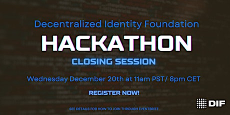 Hauptbild für DIF Hackathon Closing Session