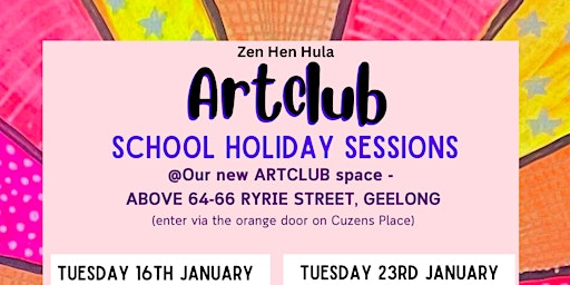 Zen Hen Hula | ARTCLUB | School Holiday Sessions | Summer 2024 primary image