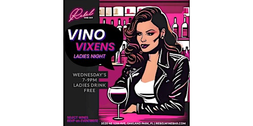 Imagem principal do evento VINO VIXENS LADIES NIGHT