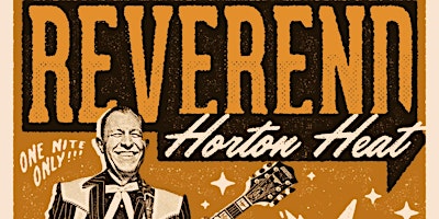 Primaire afbeelding van REVEREND HORTON HEAT with the SUFRAJETTES live at Arties