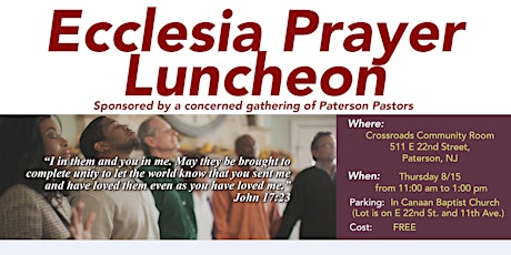 Ecclesia Prayer Luncheon - (Almuerzo De Oración De Ecclesia) primary image