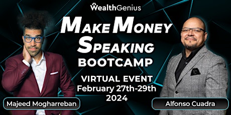 Make Money Speaking Bootcamp  - Virtual Event [022724] primary image