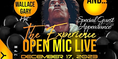 "THE EXPERIENCE" OPEN MIC LIVE! Where everyone is a STAR! primary image