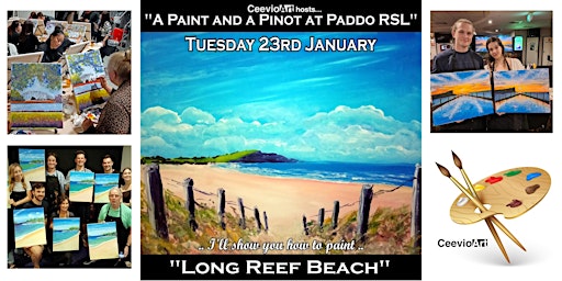 A Paint and a Pinot at Paddo RSL.  "Long Reef Beach" primary image
