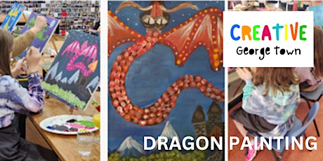 Dragon Painting on a Canvas primary image