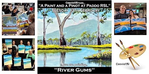 A Paint and a Pinot at Paddo RSL. "River Gums" primary image