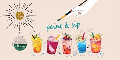 Primaire afbeelding van Art Sparks eMerge: Paint and Sip Mocktails for YOUth