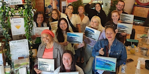 3 hour Watercolour classes with professional art teacher, nibbles & drinks primary image