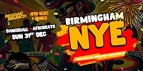 NYE23 - Dancehall vs Afrobeats BIRMINGHAM - Sun 31st Dec primary image