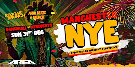 NYE23 - Dancehall vs Afrobeats Manchester - Sun 31st Dec primary image