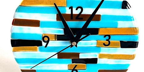 Design and Make  a Fused Glass Wall Clock