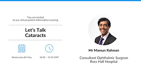 Ross Hall Hospital: Let's Talk Cataracts