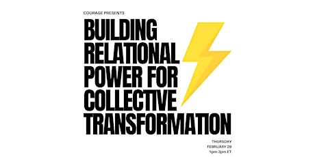 CourageRISE: Building Relational Power for Collective Transformation primary image