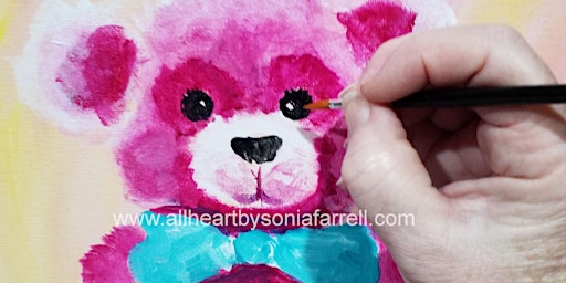Immagine principale di Bear Hugs Art Experience with Sonia Farrell: Creative Hearts Art 