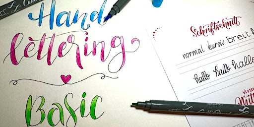 Imagem principal do evento Handlettering für Anfänger mit Sandra Nagel | Workshop